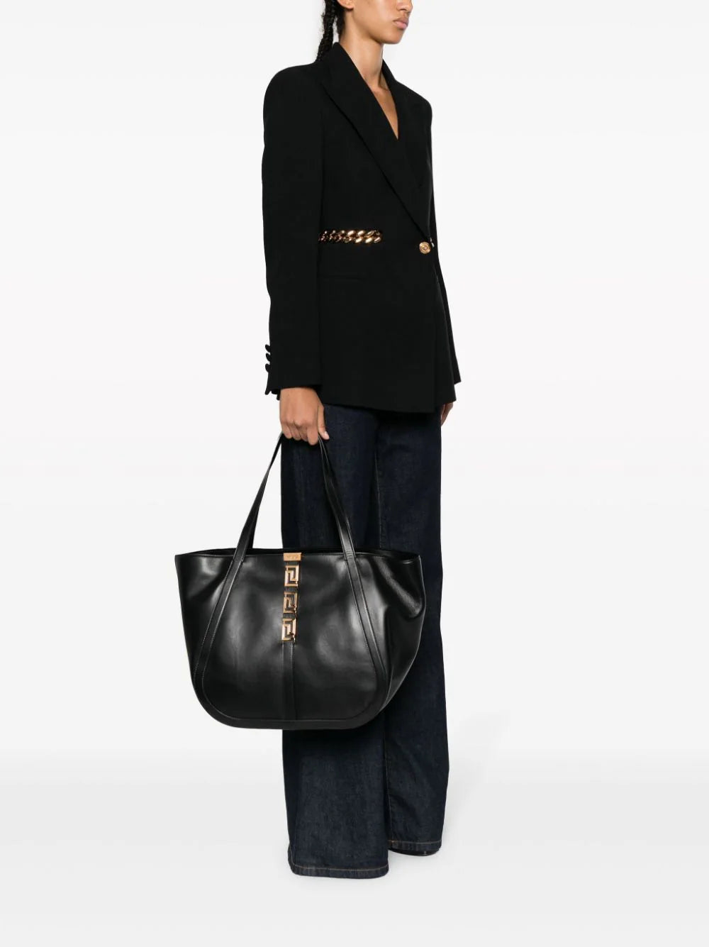VERSACE Greca Goddess Large Tote Bag
