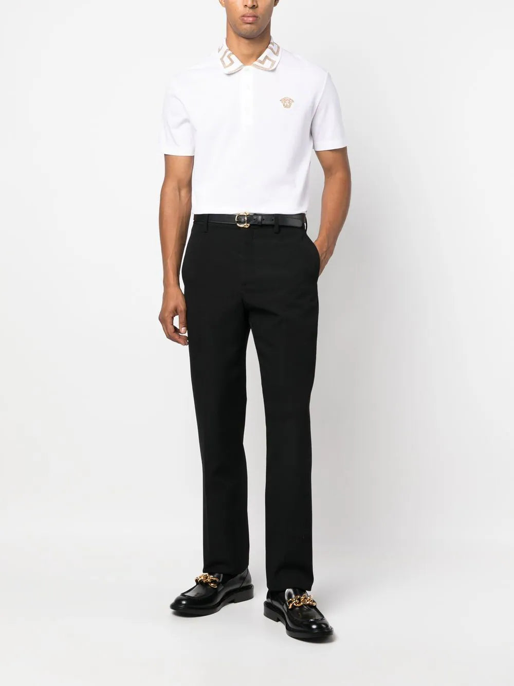 VERSACE Greca Polo Shirt