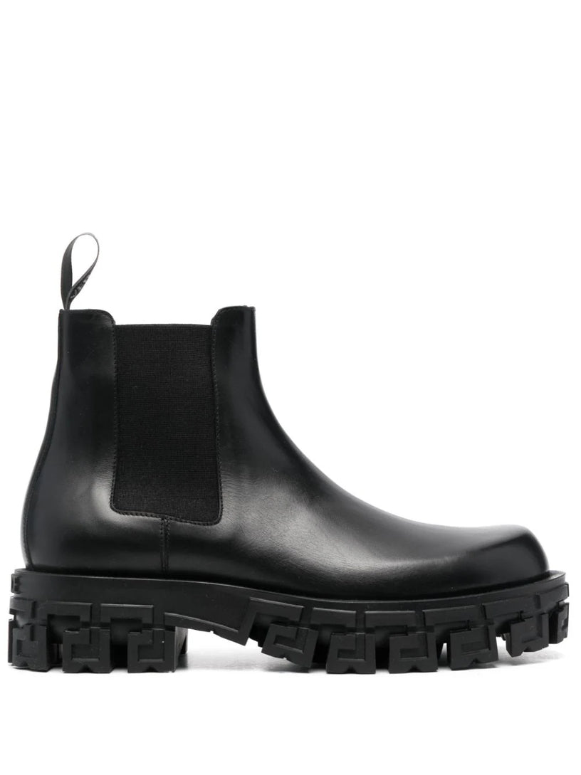 VERSACE Greca portico chelsea boots