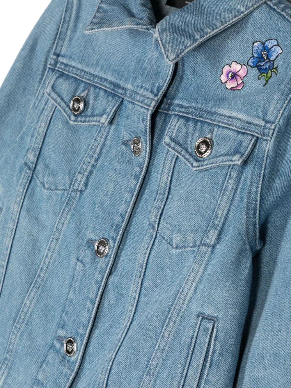VERSACE Kids Blossom Kids Denim Jacket