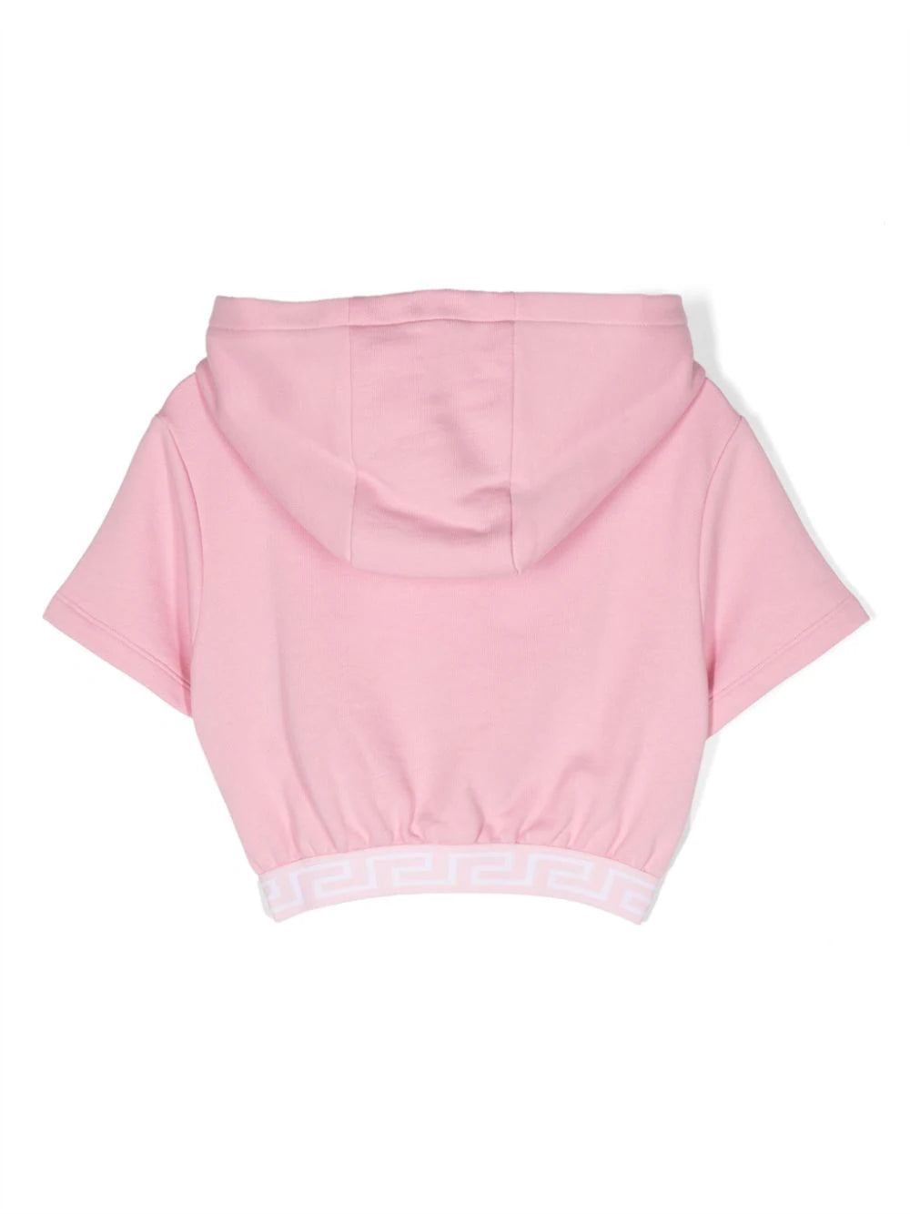 VERSACE Kids Hoodie With Greca Border And Crystals