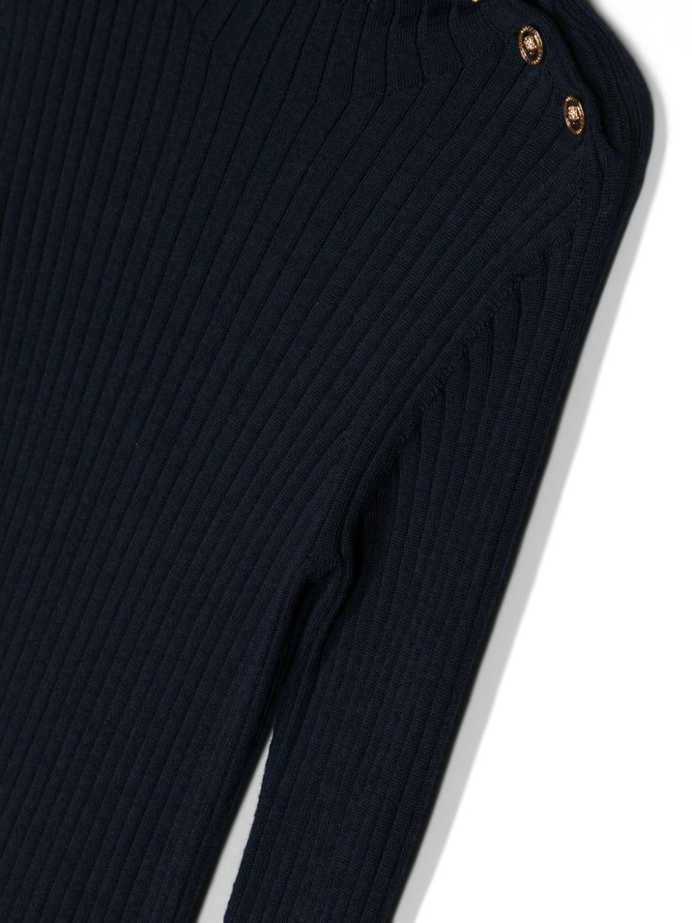 VERSACE Kids Medusa Kids Ribbed Sweater