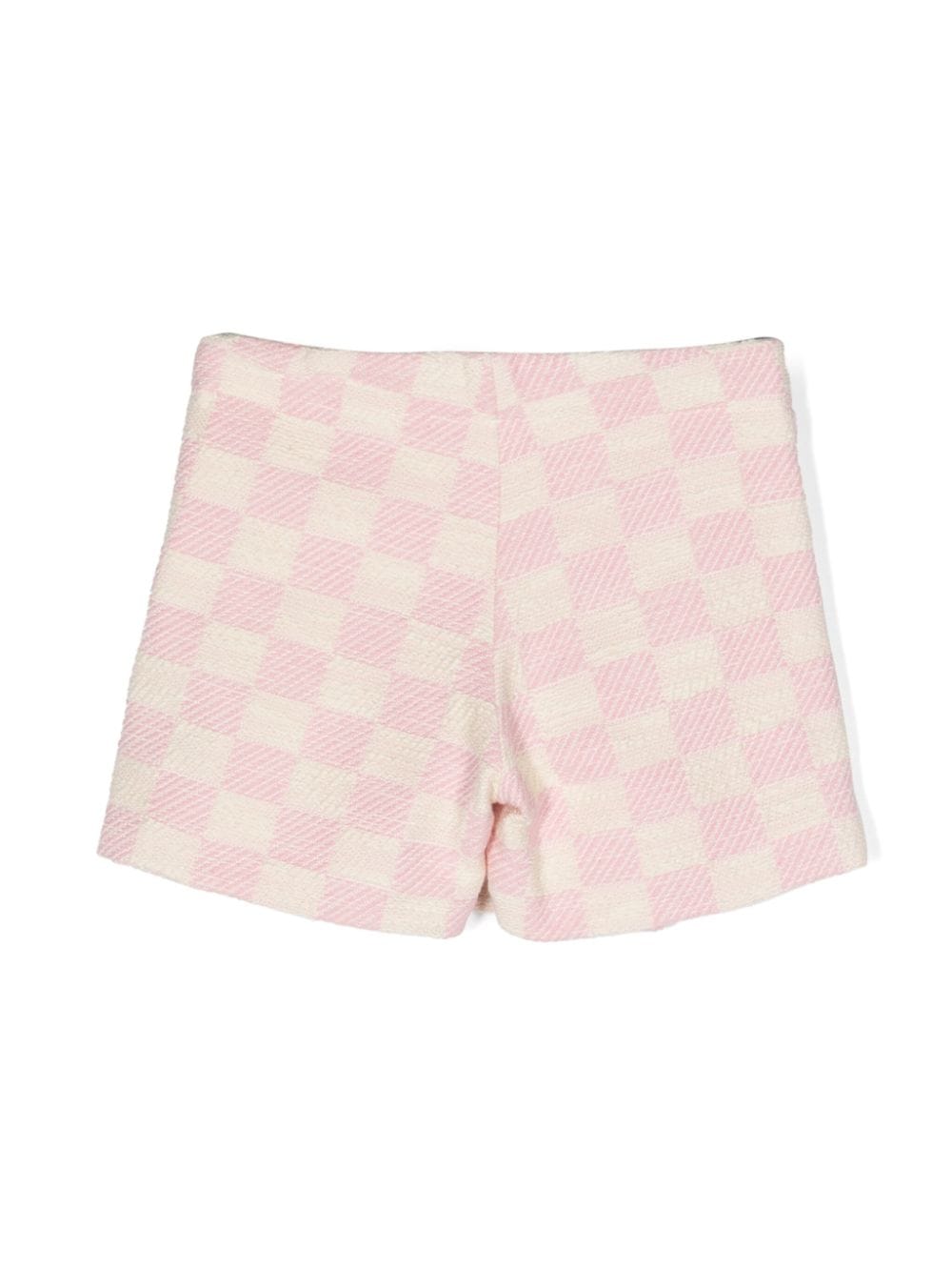 VERSACE Kids Tweed Checked Shorts