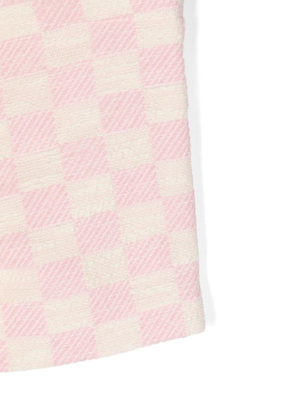 VERSACE Kids Tweed Checked Shorts