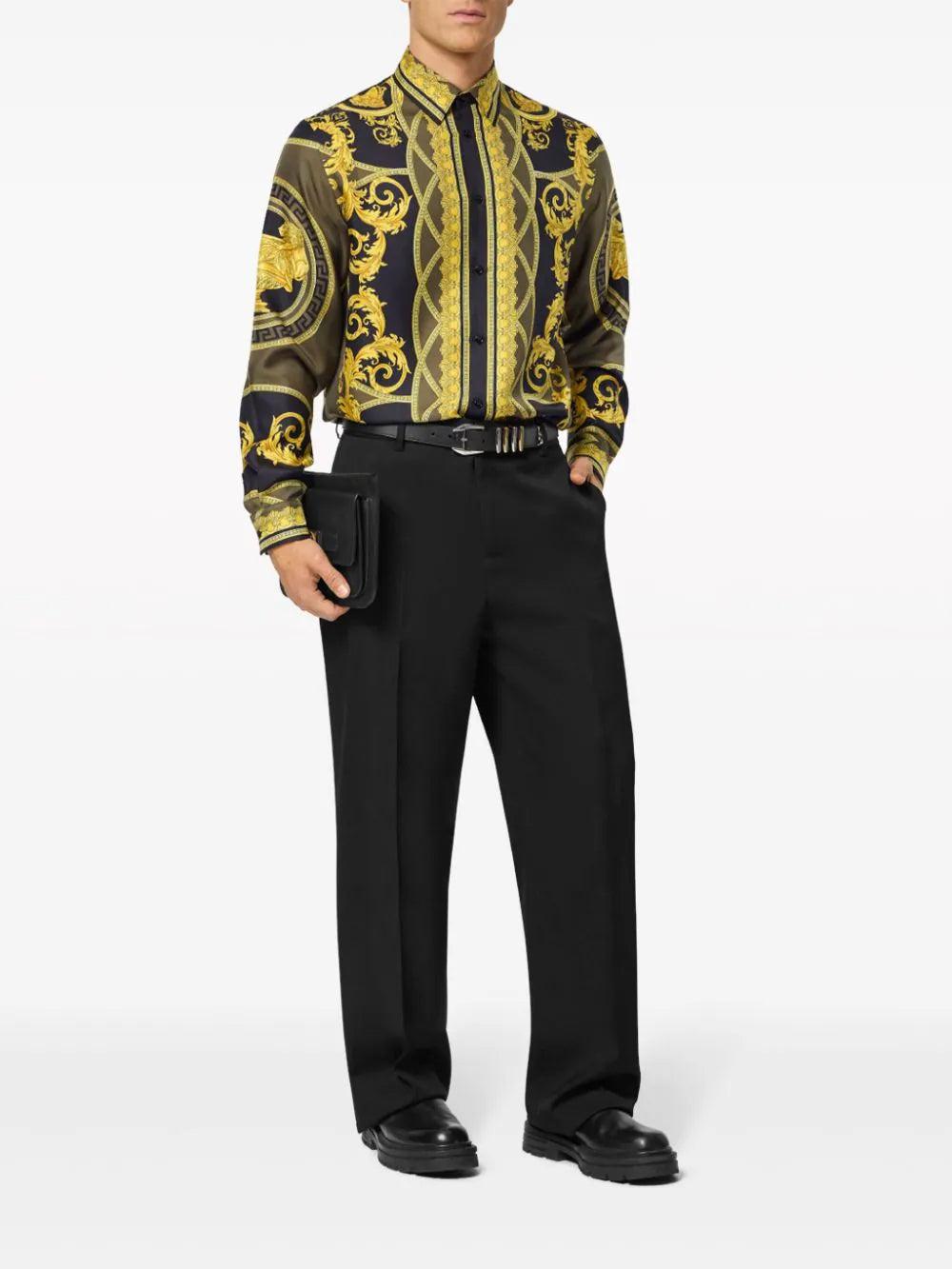 VERSACE La Coupe Des Dieux Silk Shirt
