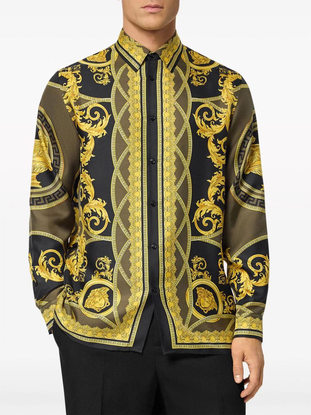 VERSACE La Coupe Des Dieux Silk Shirt