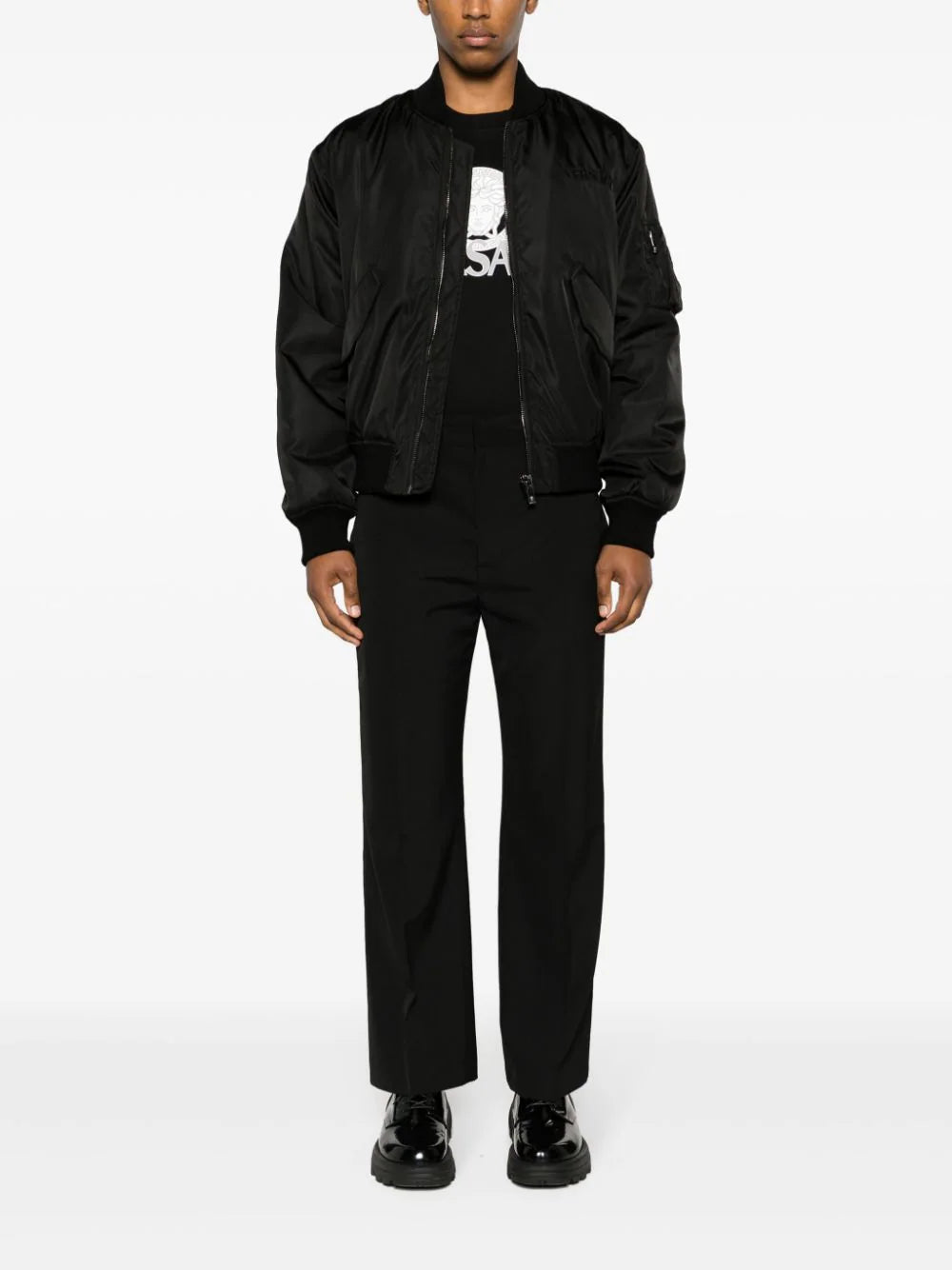 VERSACE Logo Bomber Jacket