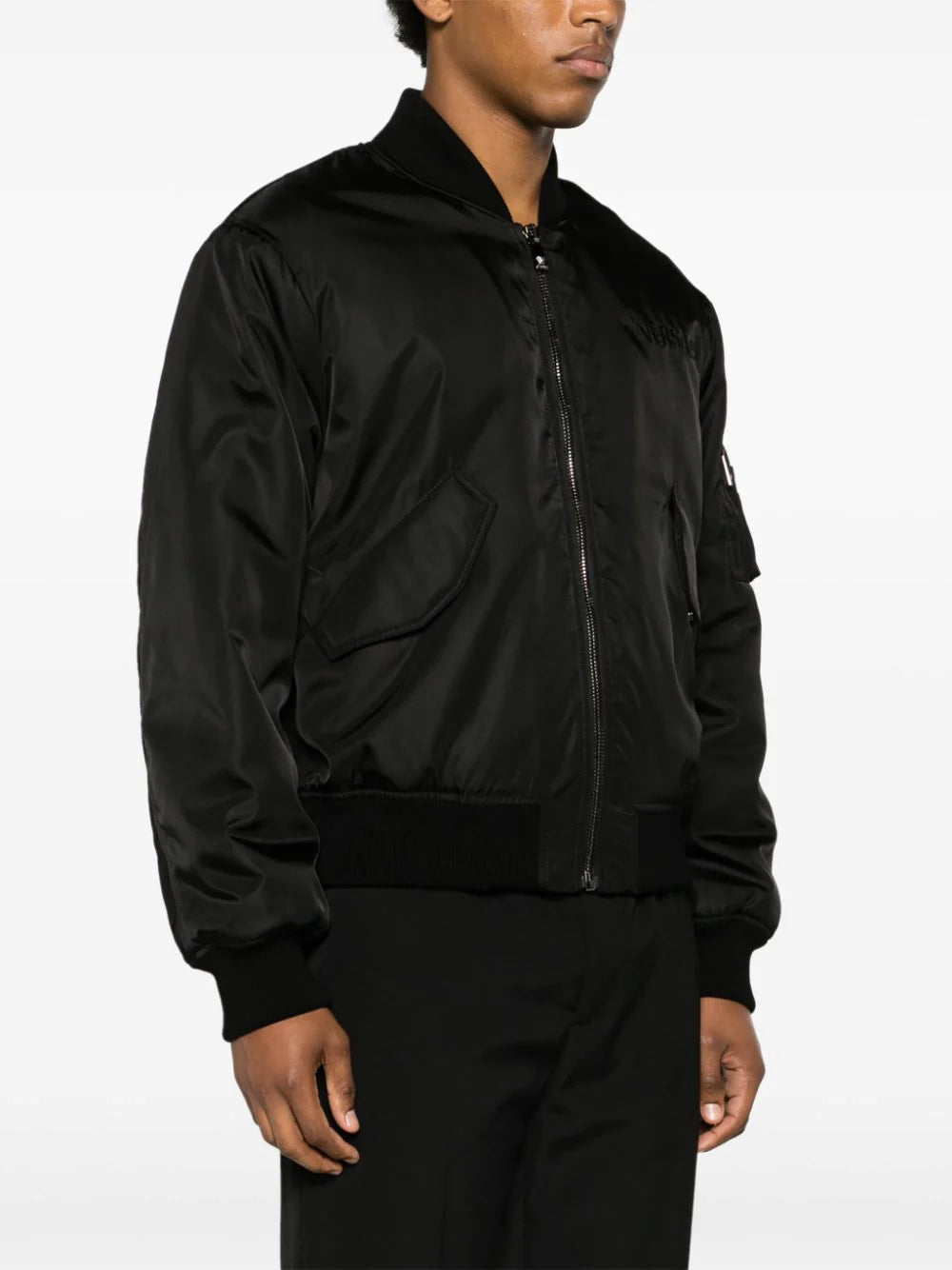 VERSACE Logo Bomber Jacket