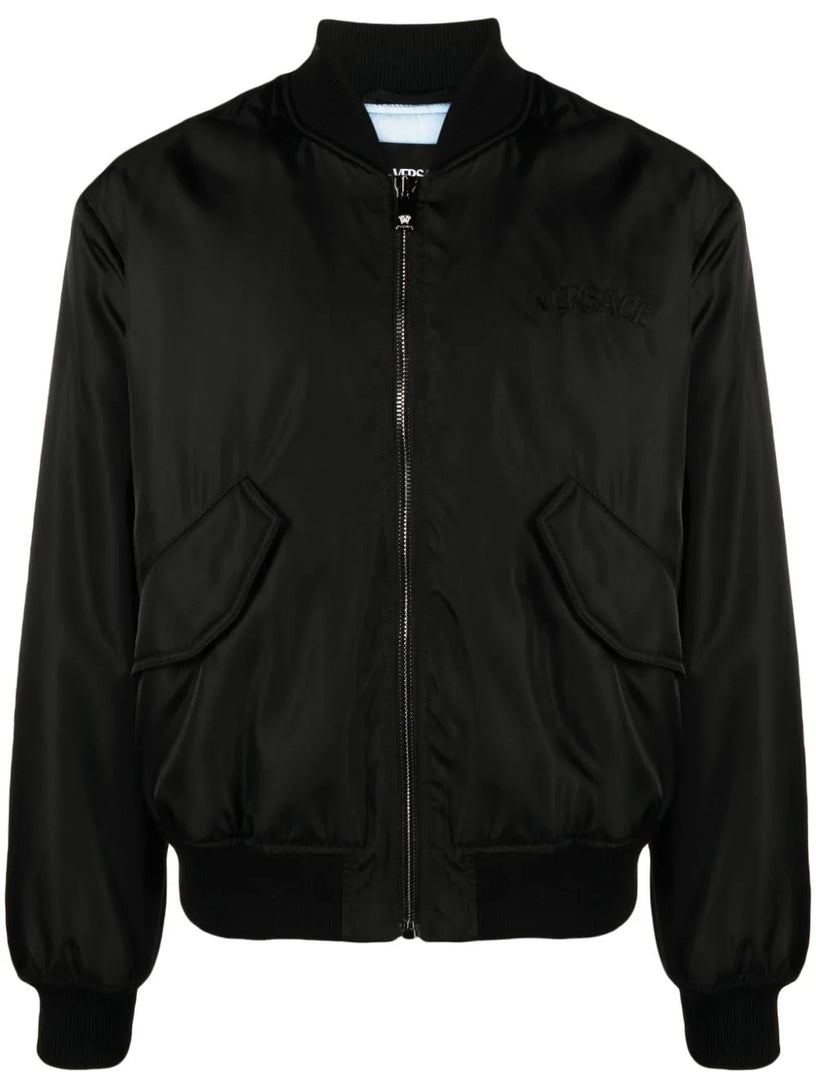 VERSACE Logo bomber jacket