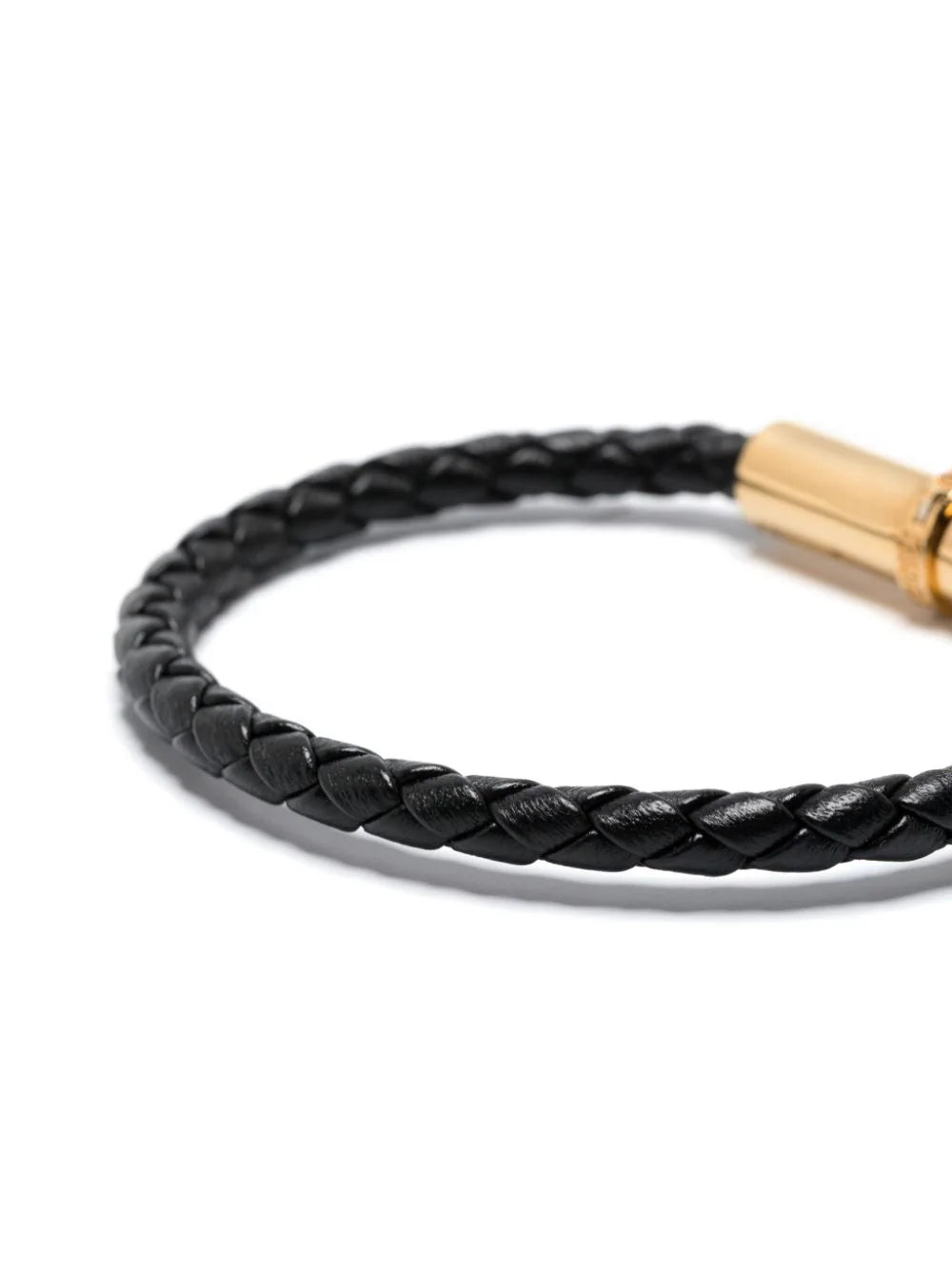 VERSACE Medusa Braided Leather Bracelet