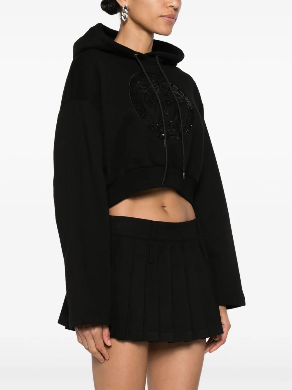 VERSACE Medusa Crop Hoodie