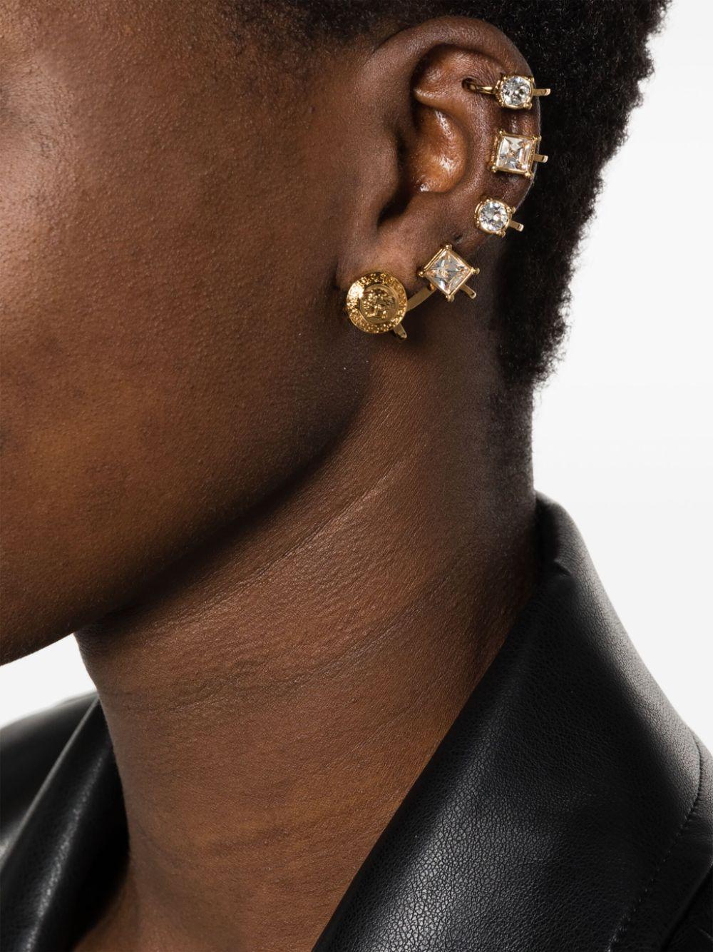 VERSACE Medusa Rigid Earring With Crystals