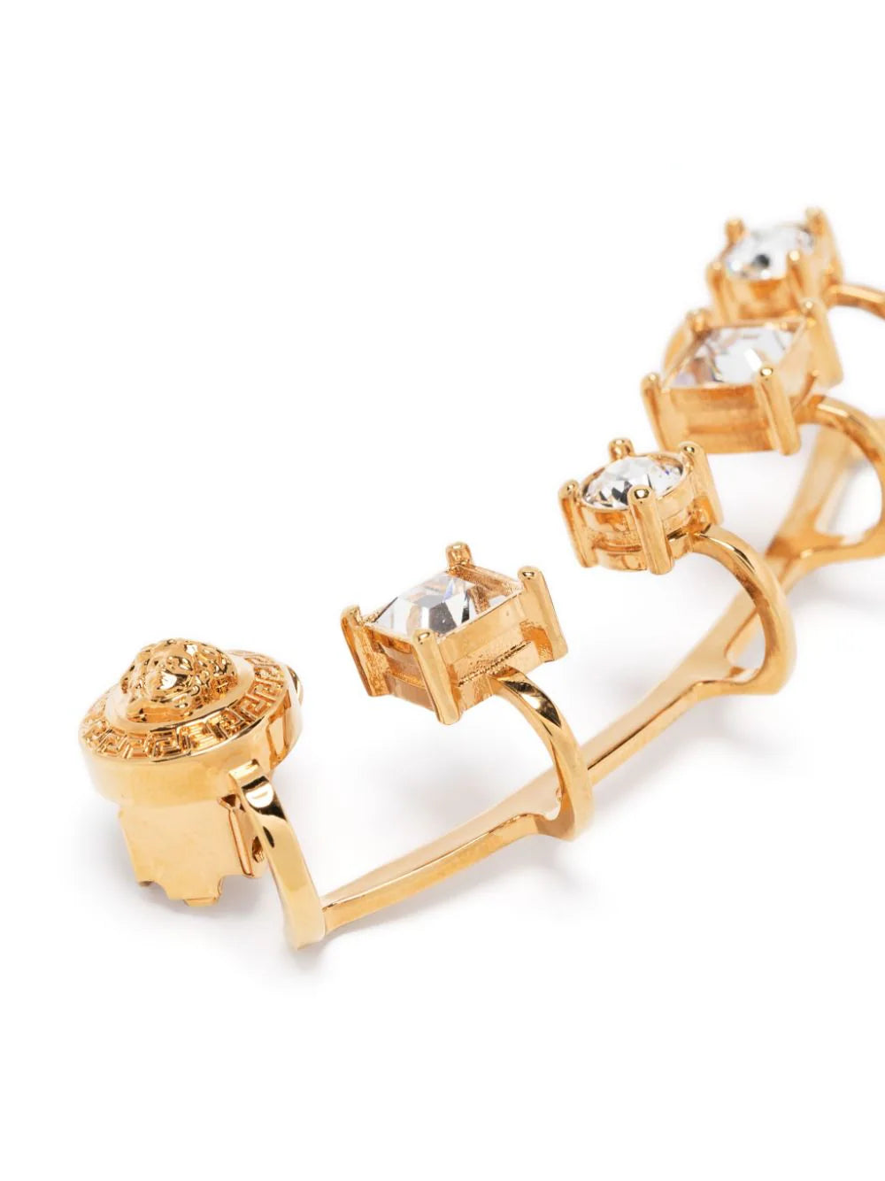 VERSACE Medusa Rigid Earring With Crystals