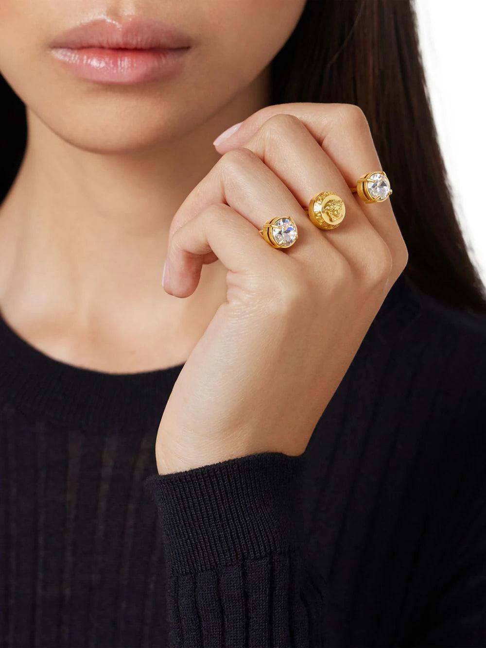 VERSACE Medusa Round Cuff Ring