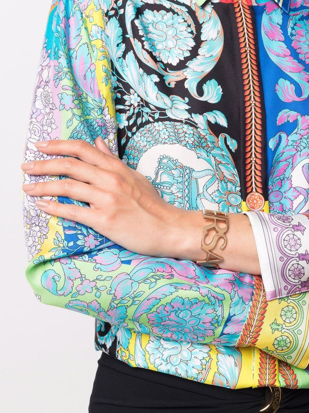 VERSACE Rigid Bracelet With Logo