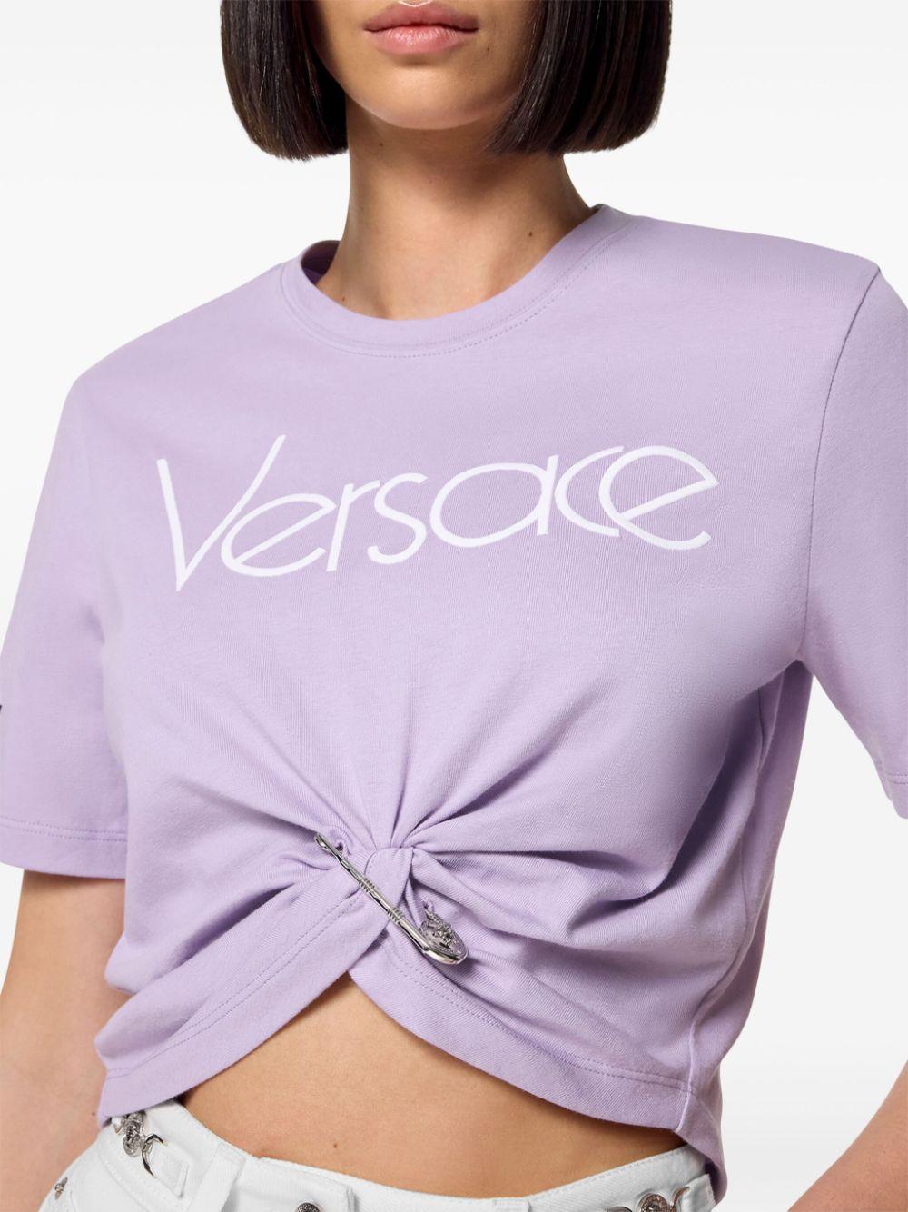 VERSACE Safety Pin 1978 Re-edition Logo T-shirt