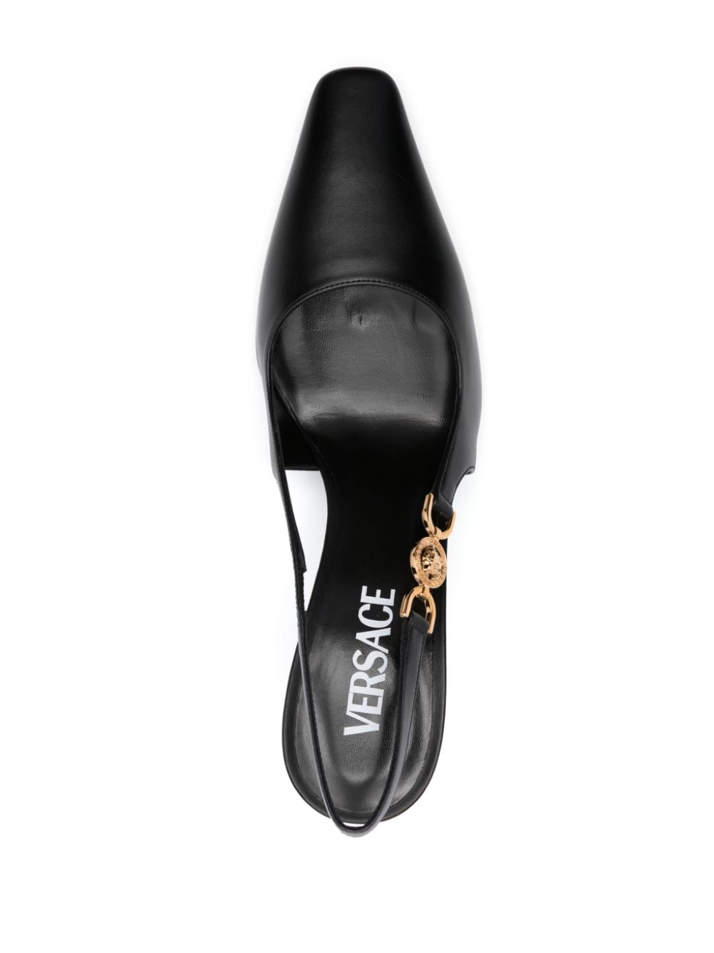 VERSACE Safety Pin Pumps