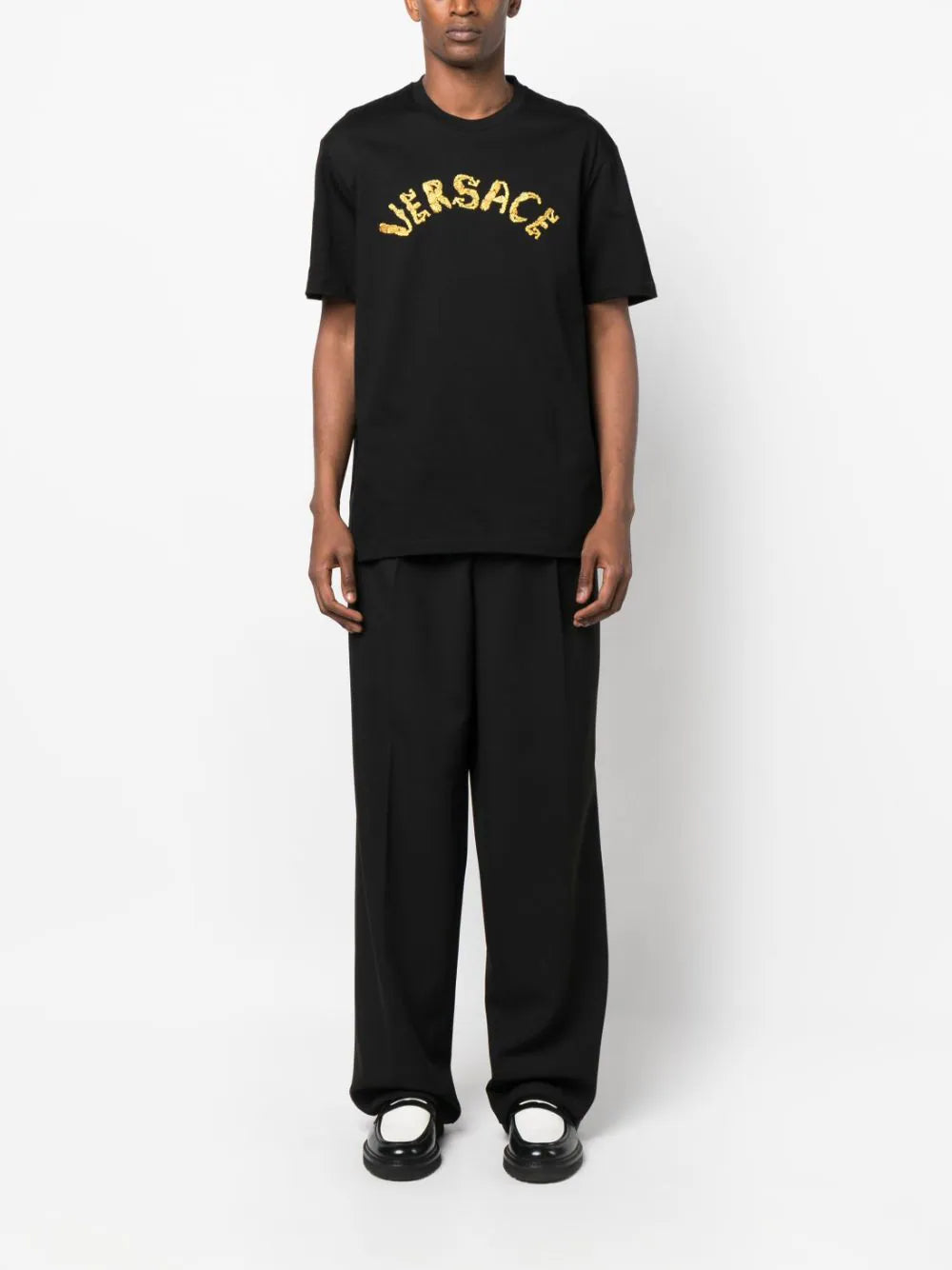 VERSACE Seashell Baroque Logo T-shirt
