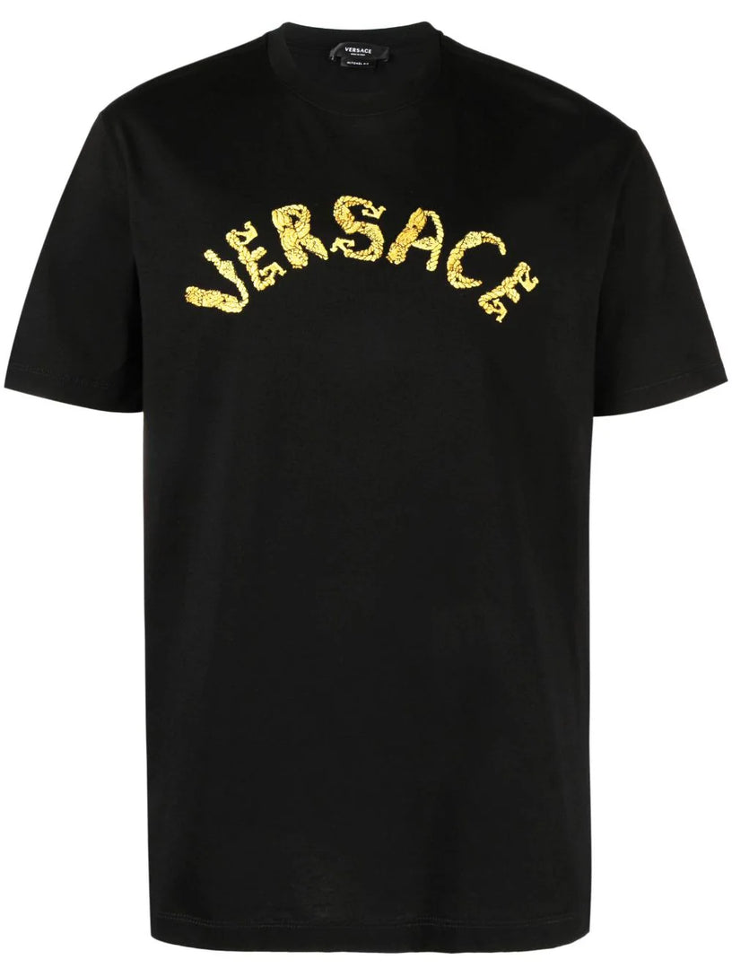 VERSACE Seashell baroque logo t-shirt