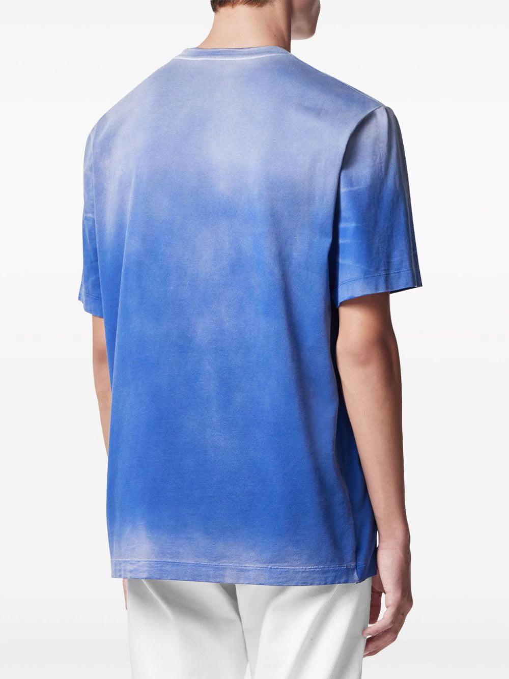 VERSACE Shaded T-shirt With Central Medusa
