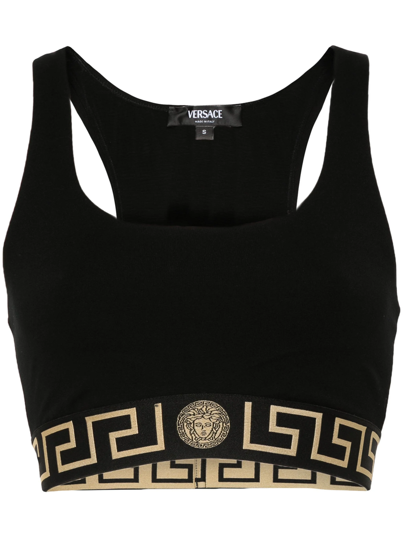 VERSACE Short top with greca border
