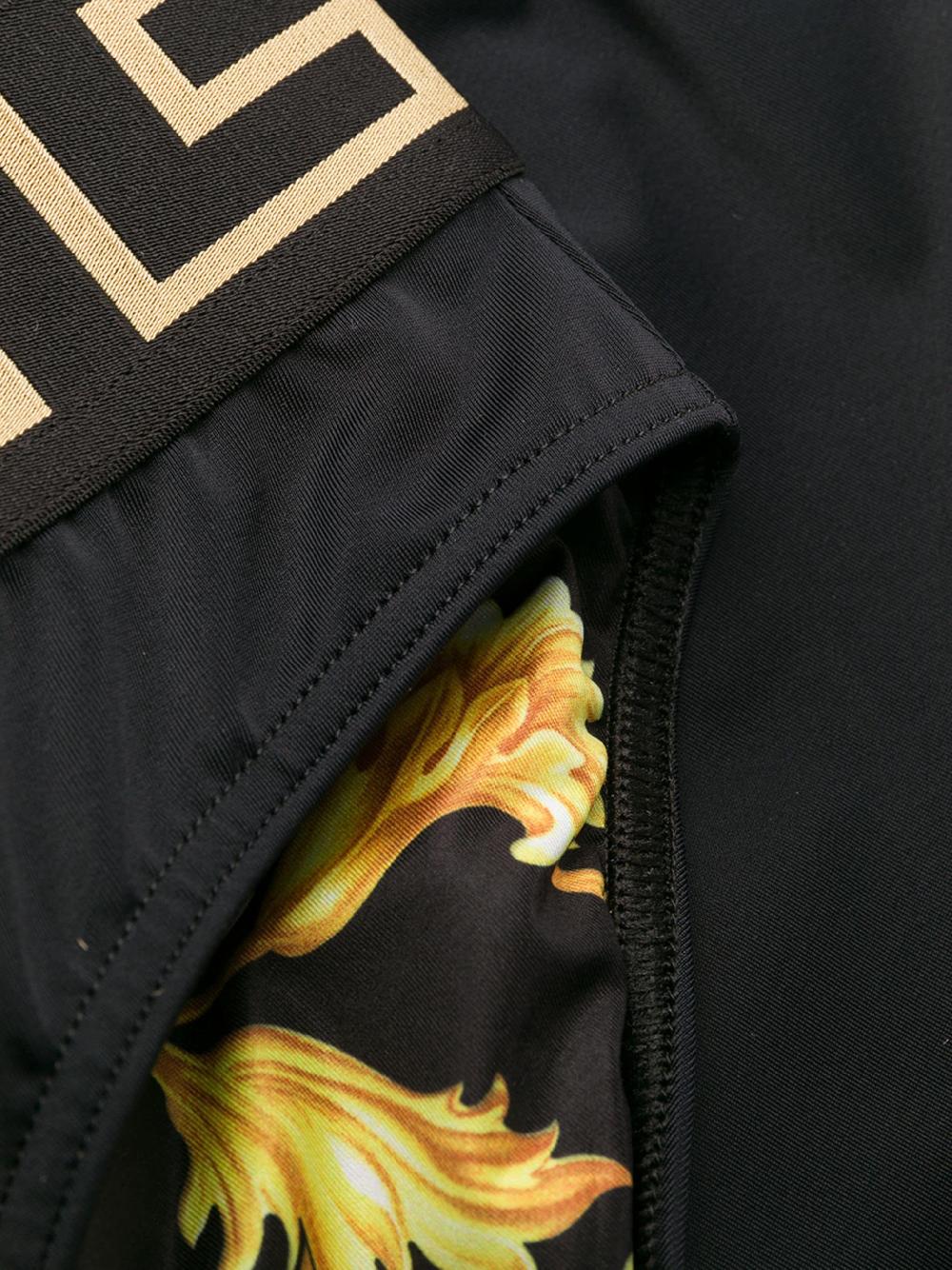 VERSACE Swim Briefs With Greca Border