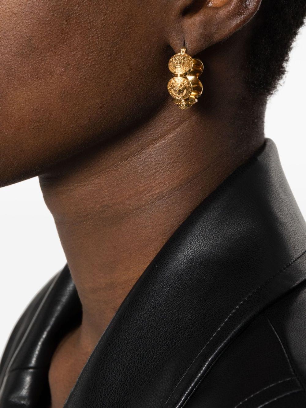 VERSACE Tribute Medusa Hoop Earrings