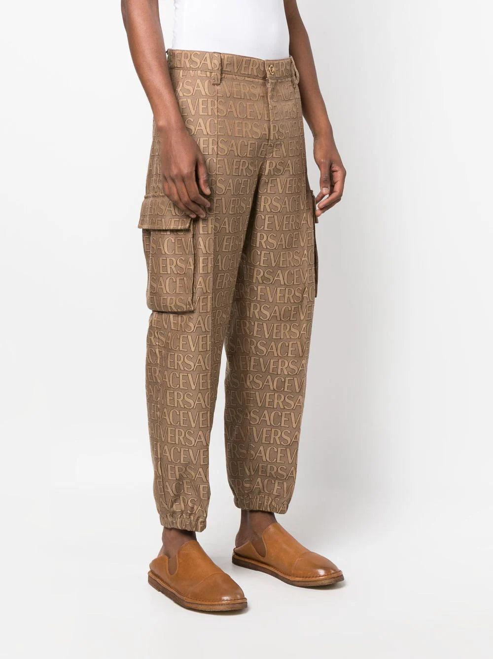VERSACE Versace Allover Cargo Trousers