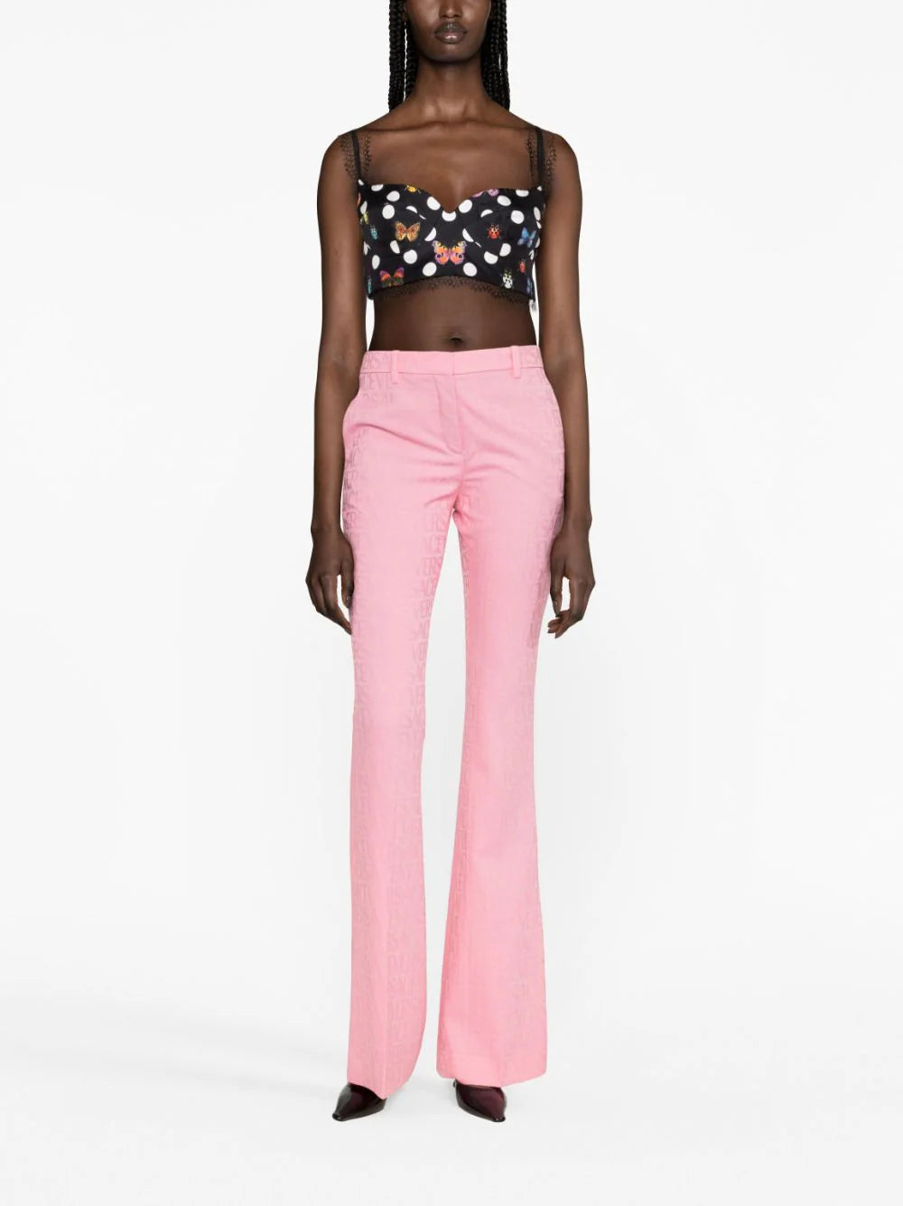 VERSACE Versace Allover Jacquard Trousers