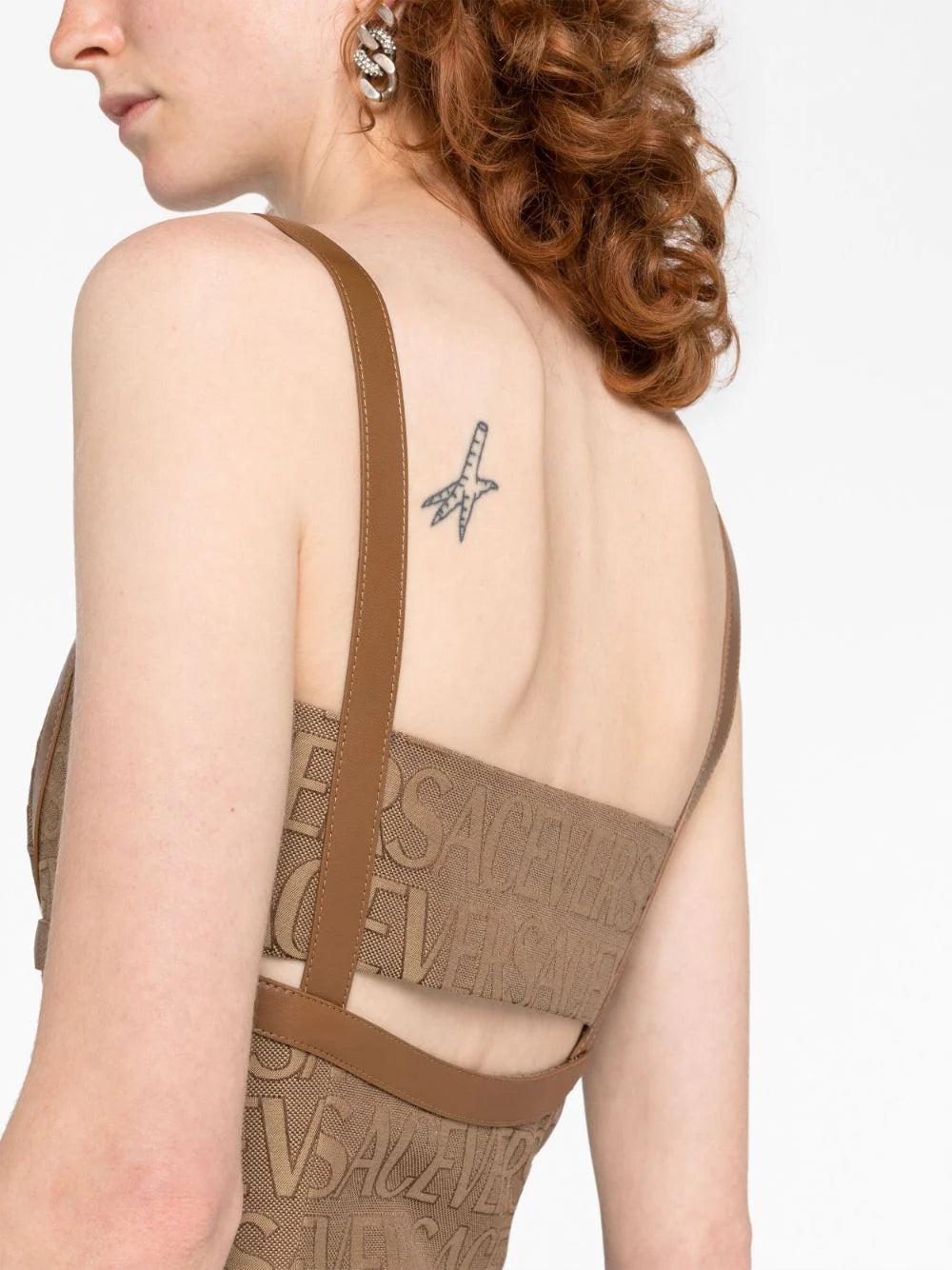 VERSACE Versace Allover Mini Dress