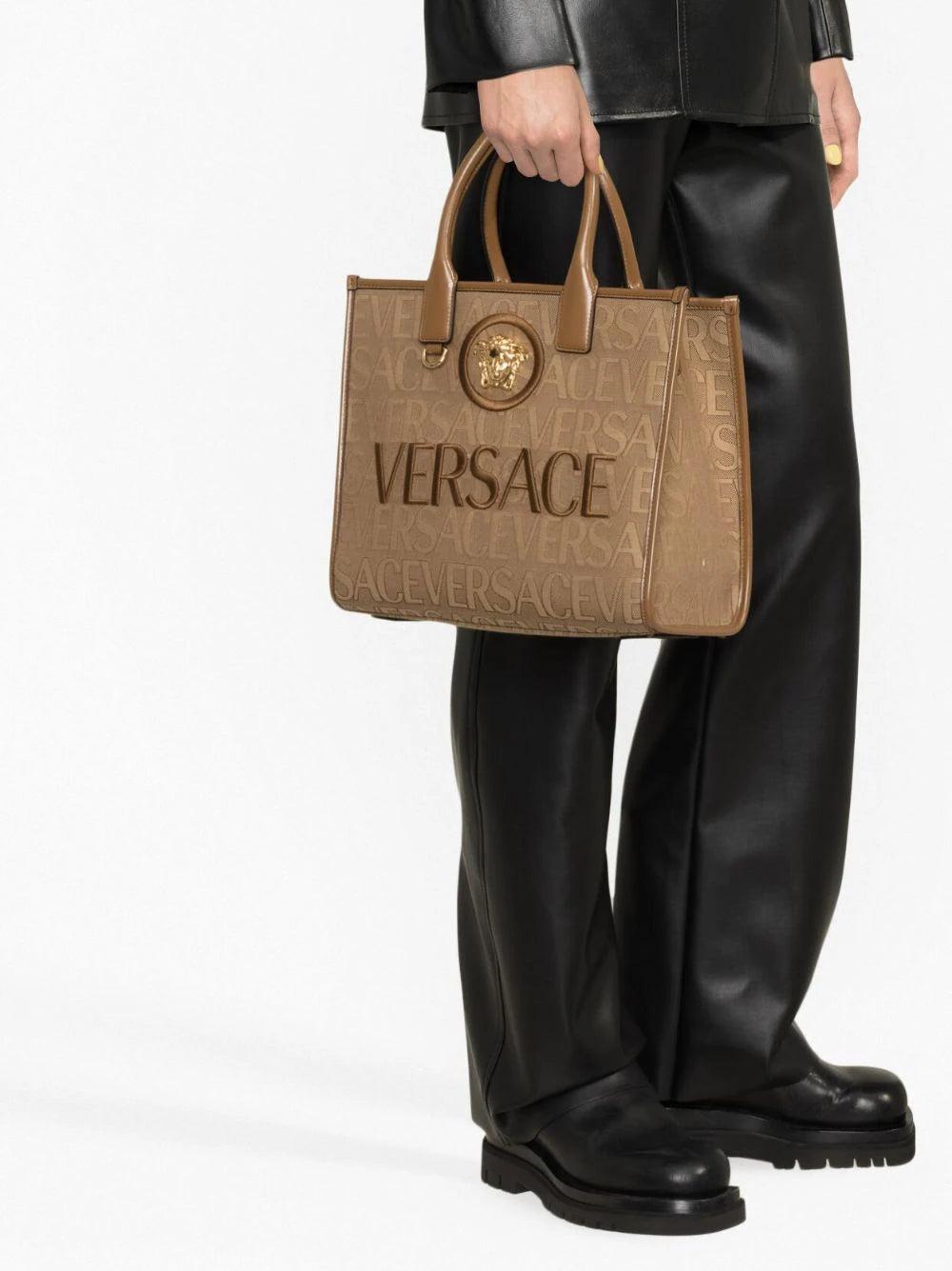 VERSACE Versace Allover Small Tote Bag