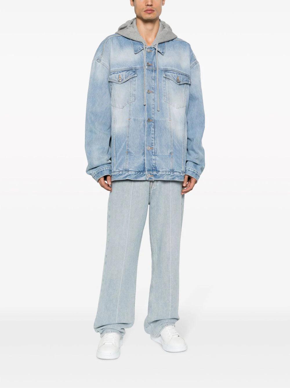 VETEMENTS Denim Jacket With Hood