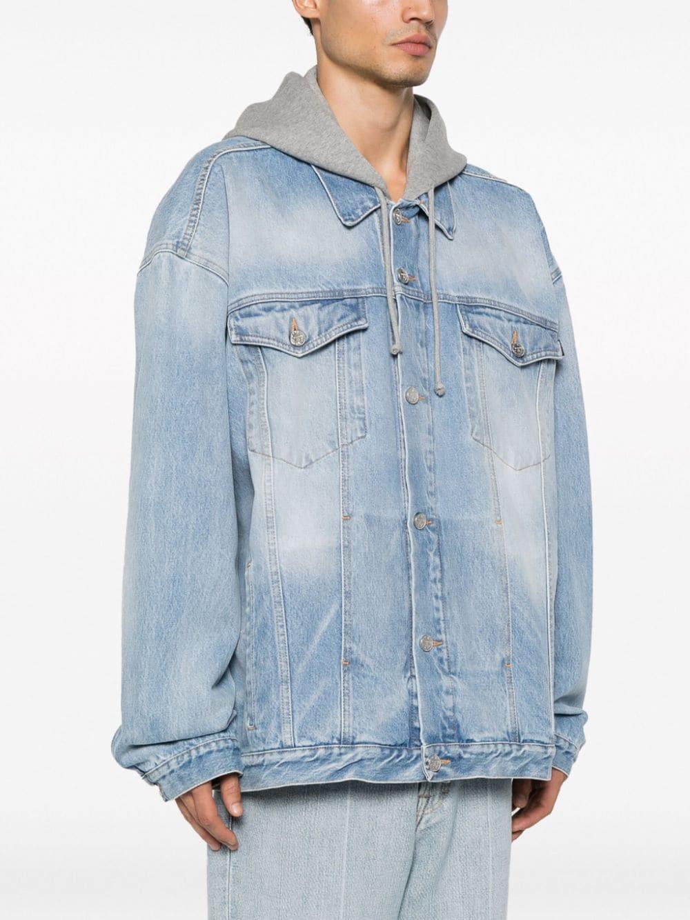 VETEMENTS Denim Jacket With Hood