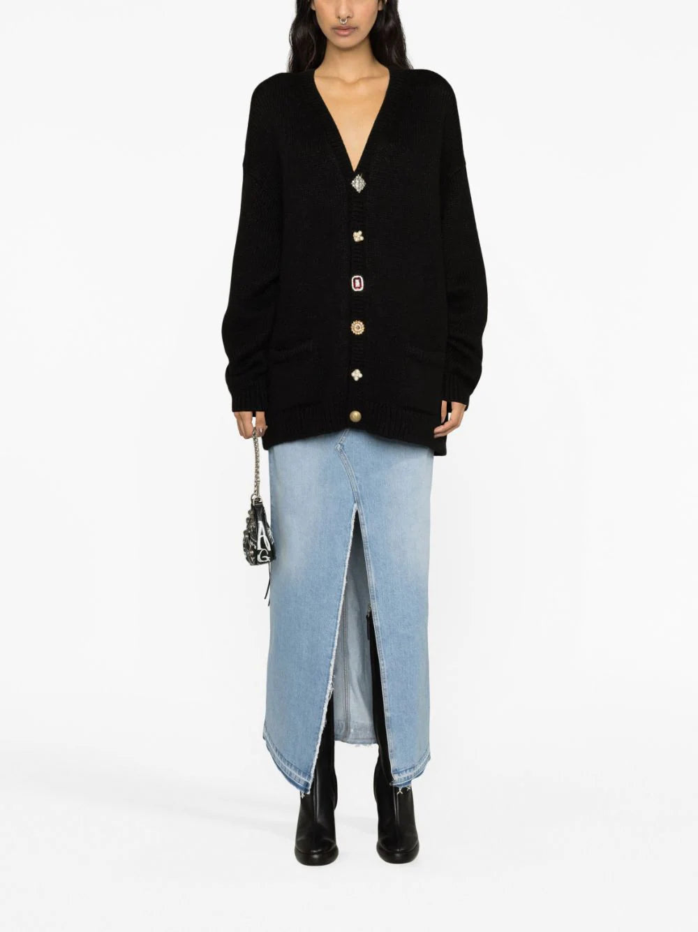 VETEMENTS Fancy Button Cardigan