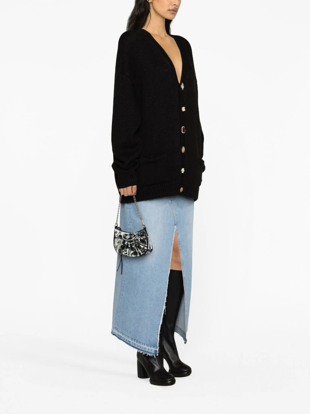VETEMENTS Fancy Button Cardigan