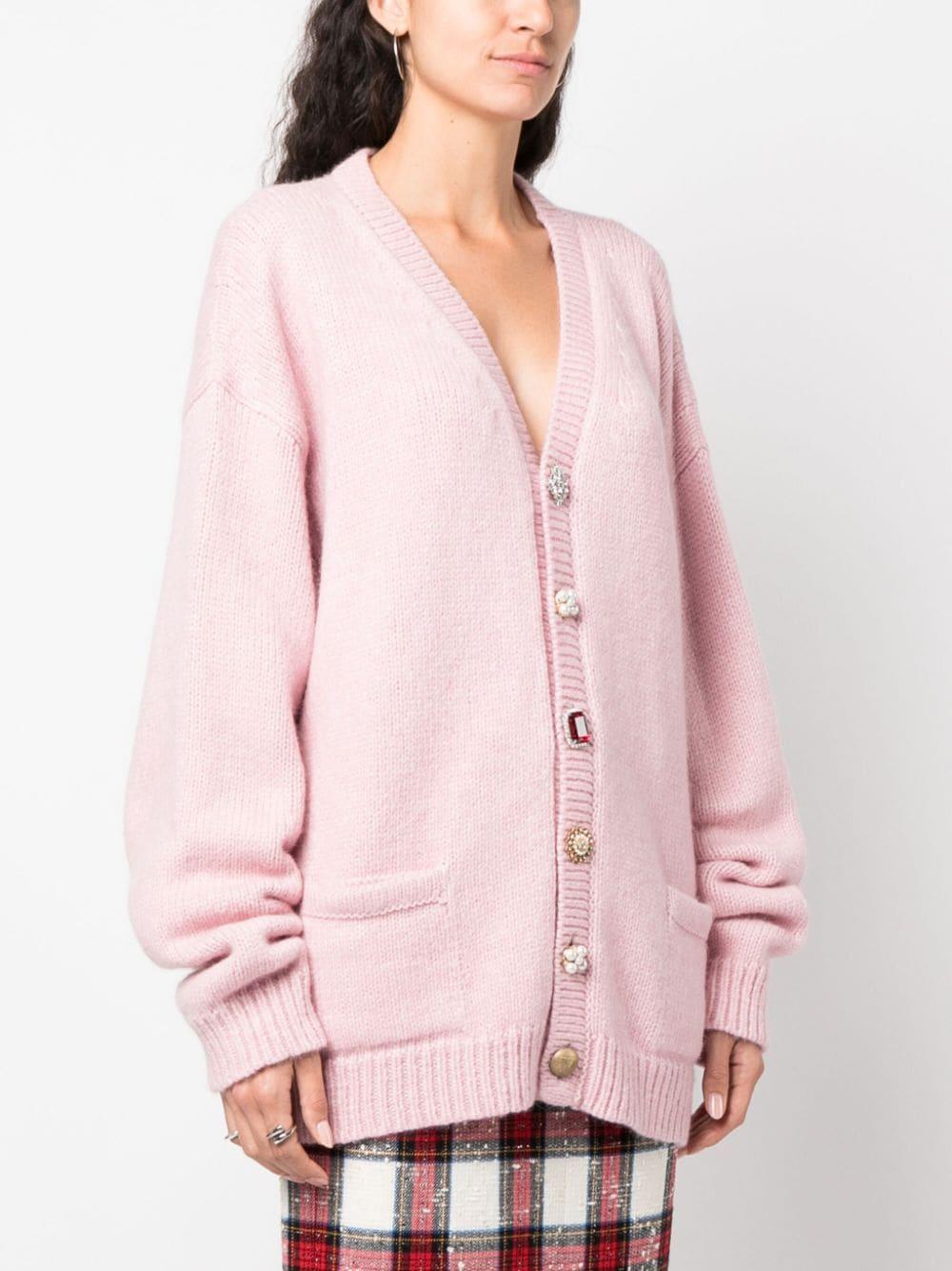 VETEMENTS Fancy Button Cardigan