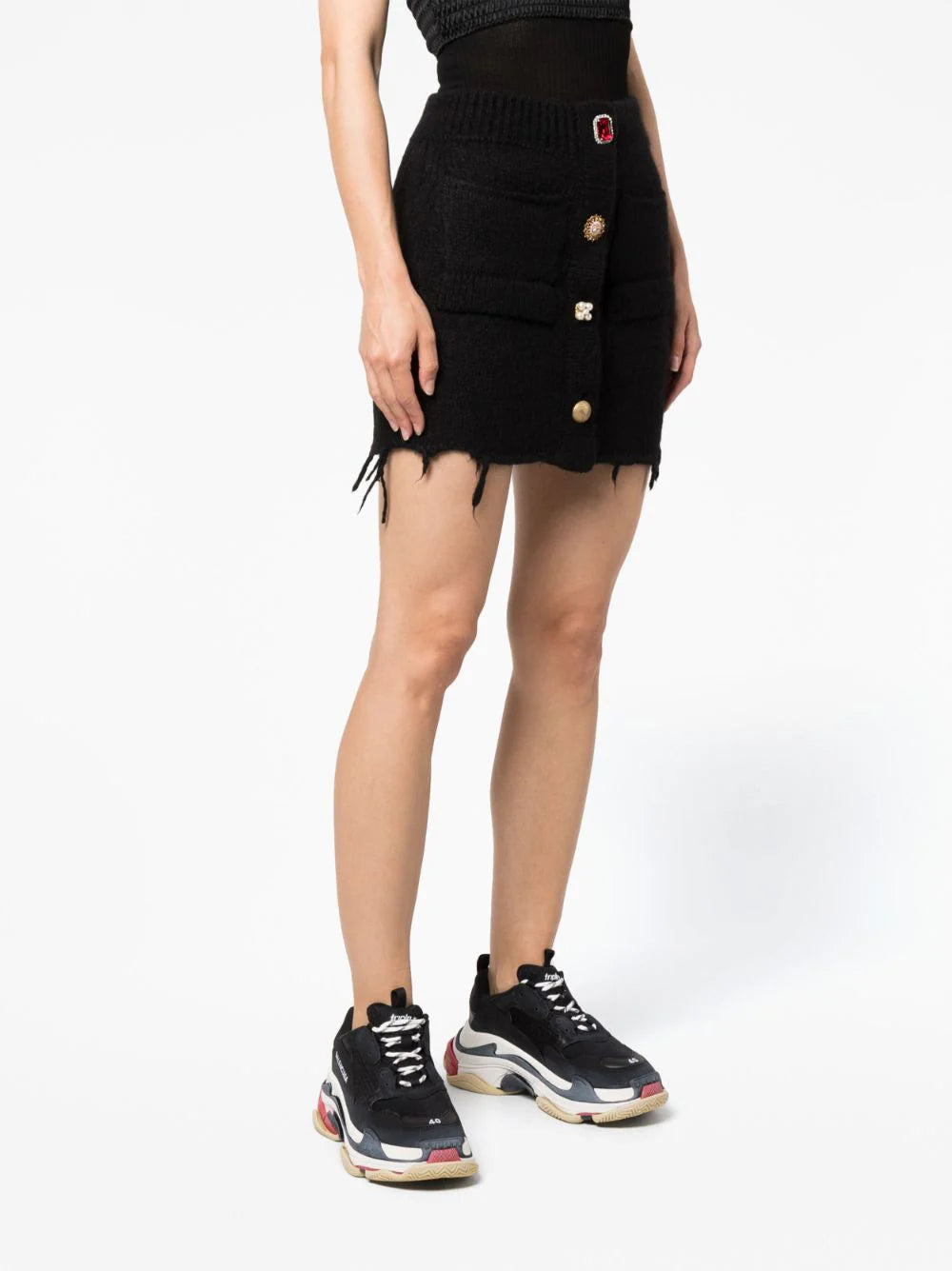 VETEMENTS Fancy Button Skirt