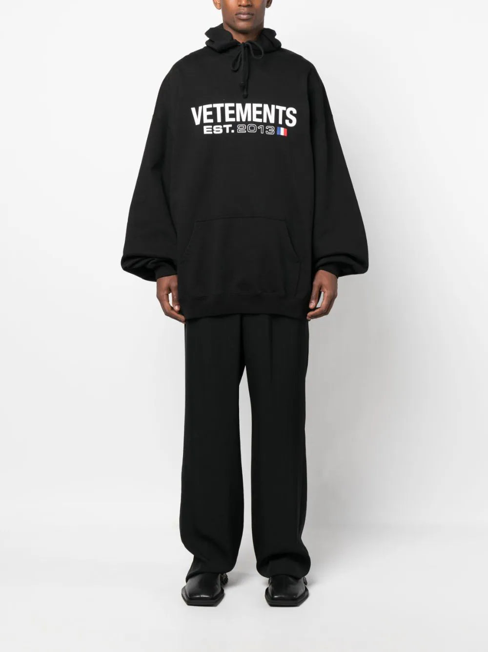 VETEMENTS Flag Logo Hoodie