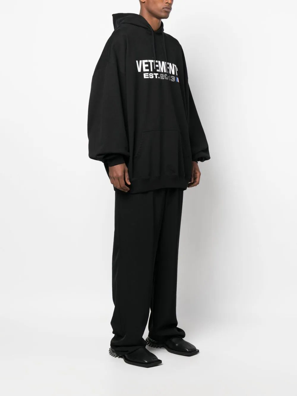 VETEMENTS Flag Logo Hoodie
