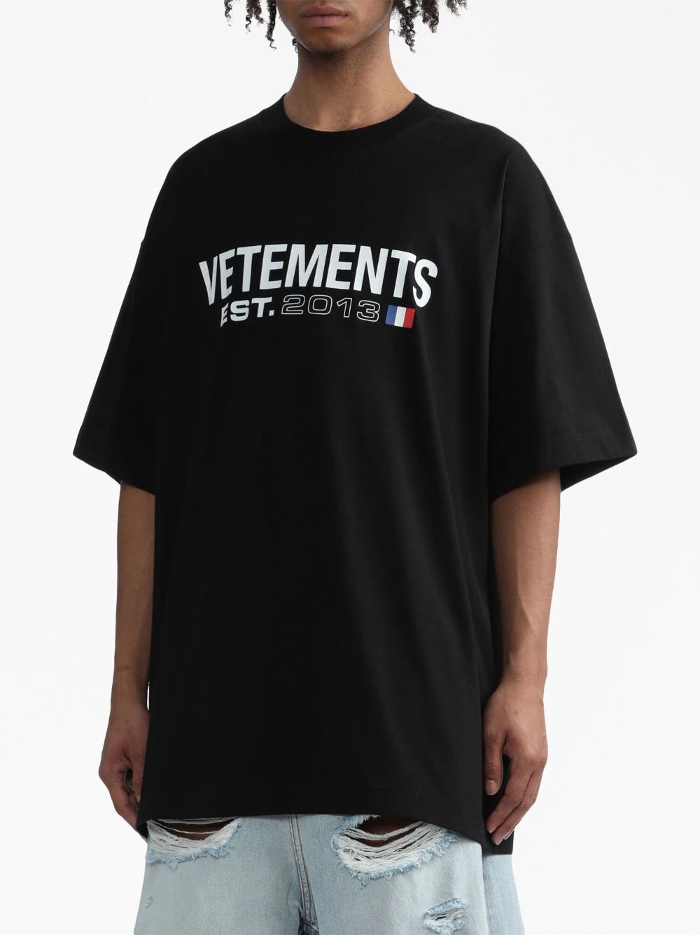 VETEMENTS Flag Logo T-shirt