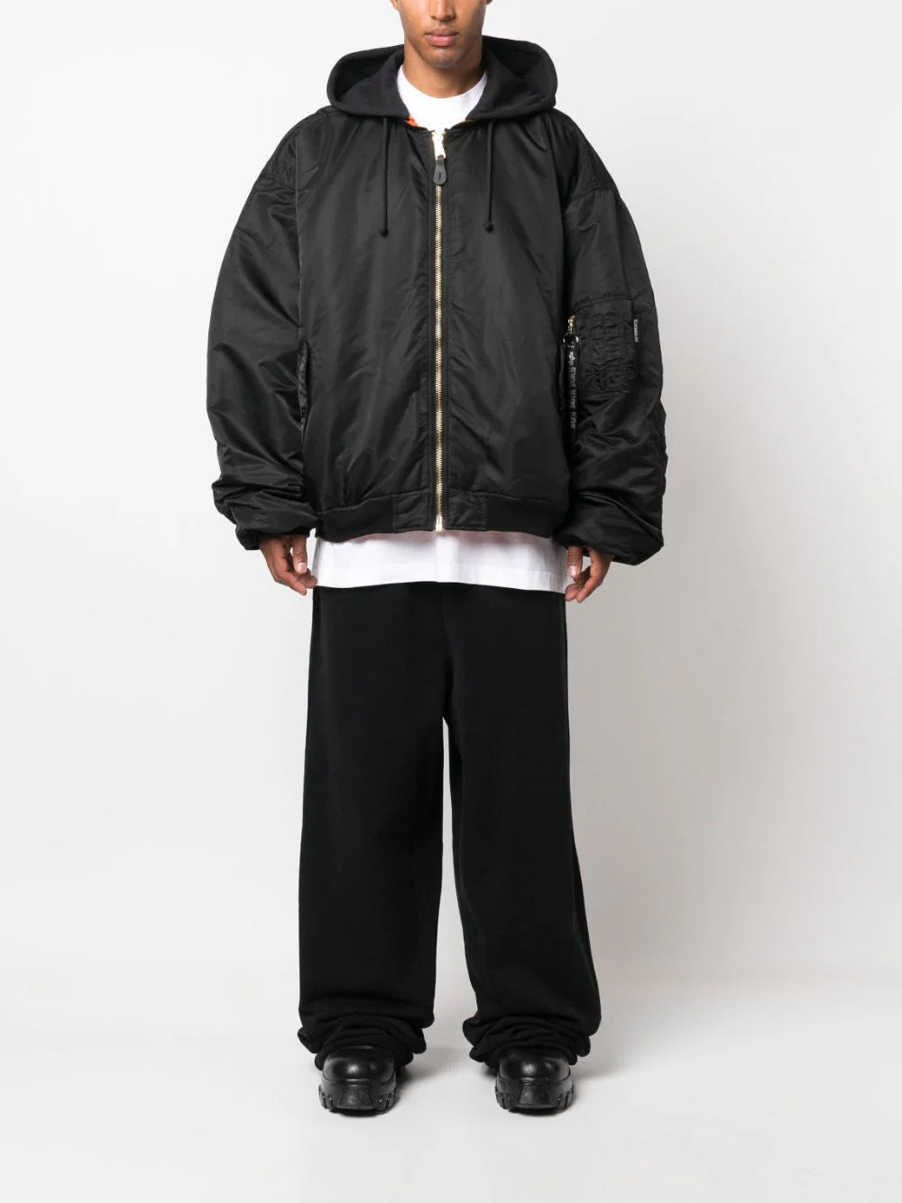 VETEMENTS Hooded Bomber Jacket