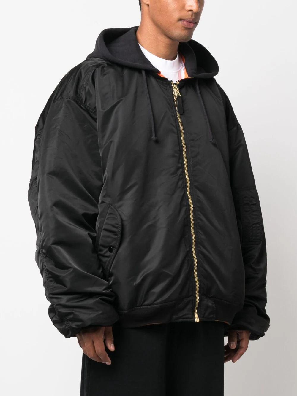 VETEMENTS Hooded Bomber Jacket
