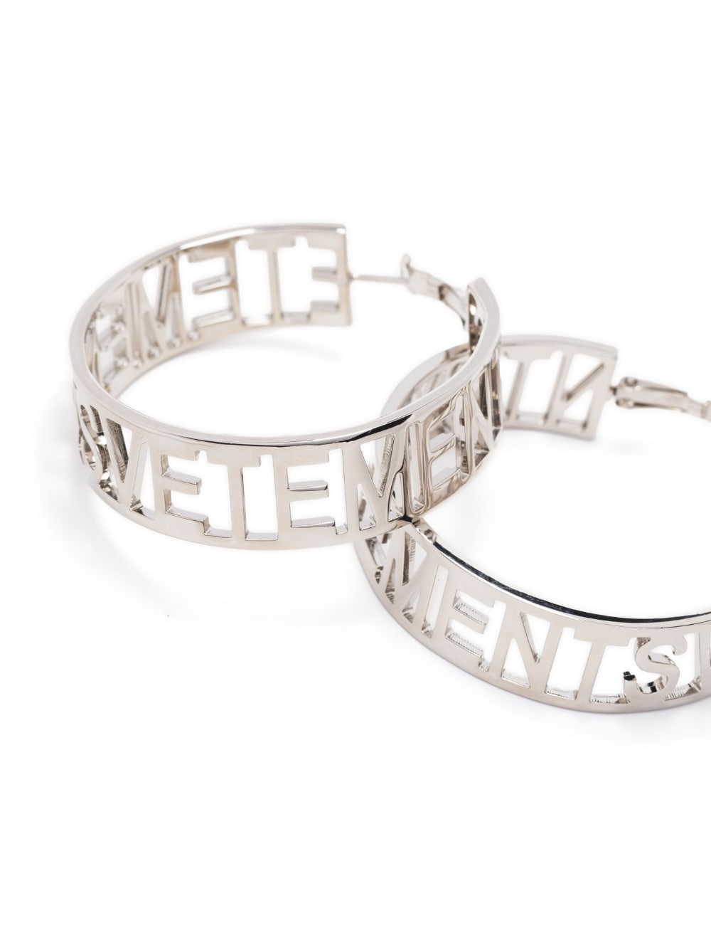 VETEMENTS Logo Hoop Earrings