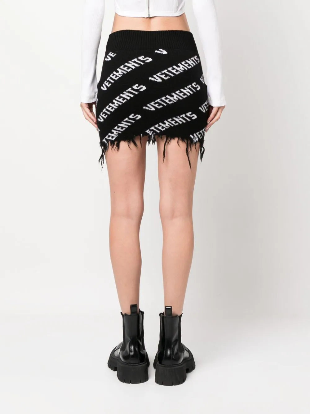 VETEMENTS Monogram Mini Skirt