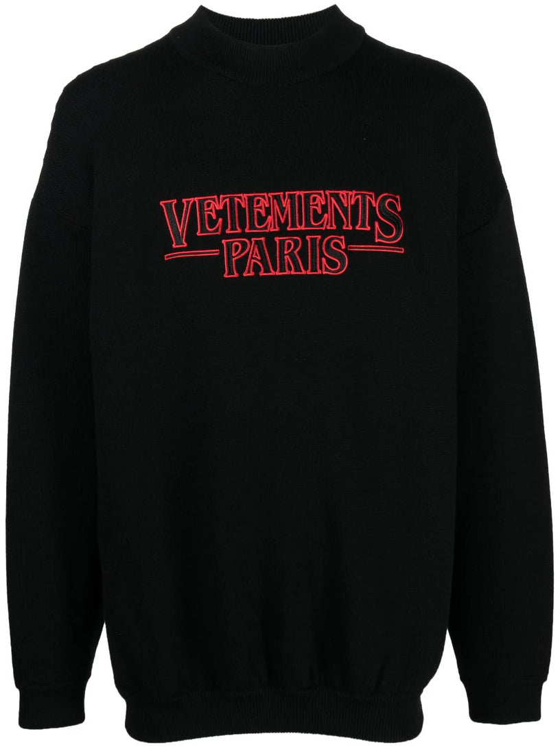 VETEMENTS Vetements paris logo sweater
