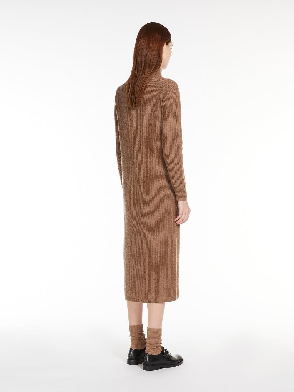 S Max Mara Vincita Turtleneck Dress In Wool And Cashmere