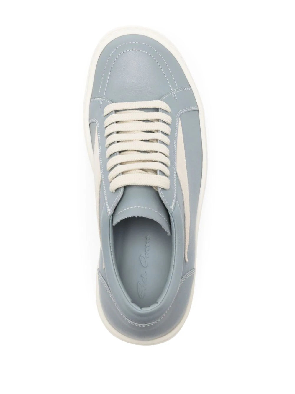 RICK OWENS Vintage Sneaks In Grain Calf Leather And Velour Suede