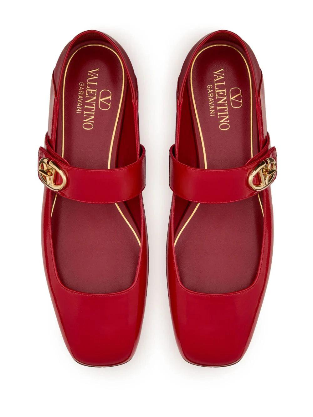 Valentino Garavani Vlogo Locker Mary-jane Ballerina