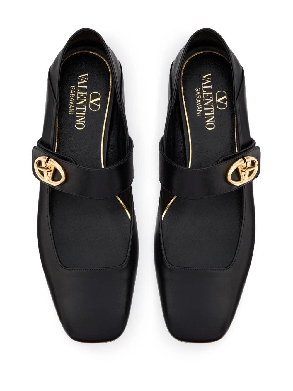 Valentino Garavani Vlogo Locker Mary-jane Ballerina