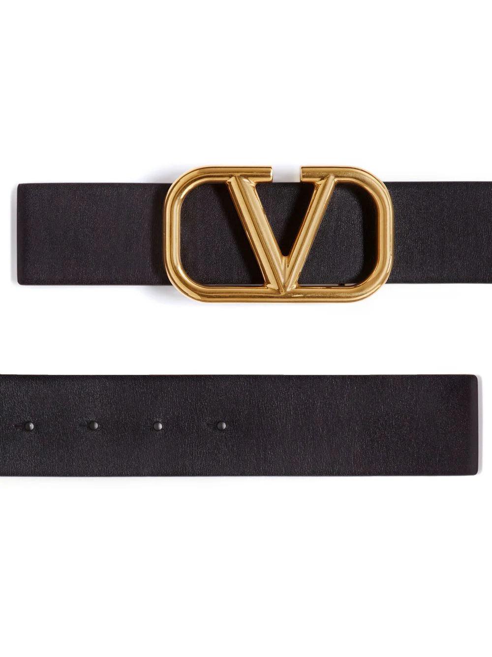 Valentino Garavani Vlogo Signature Belt In Calfskin